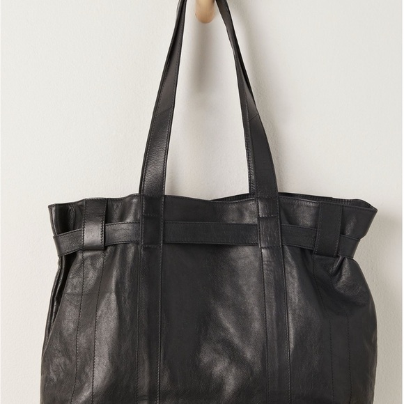 Free People Buckle It Up Buckle Tote Bag - Picture 2 of 4